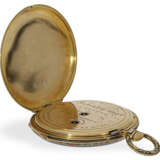 Taschenuhr: sehr feine Gold/Emaille-Lepine mit besonderer Emailliertechnik, Aubert & Capt Geneve No.7738, ca.1830 - фото 8