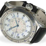 Armbanduhr: Longines Lindbergh Hour Angle 47.5mm, Ref. L2.678.4, mit Box und Papieren - Foto 1