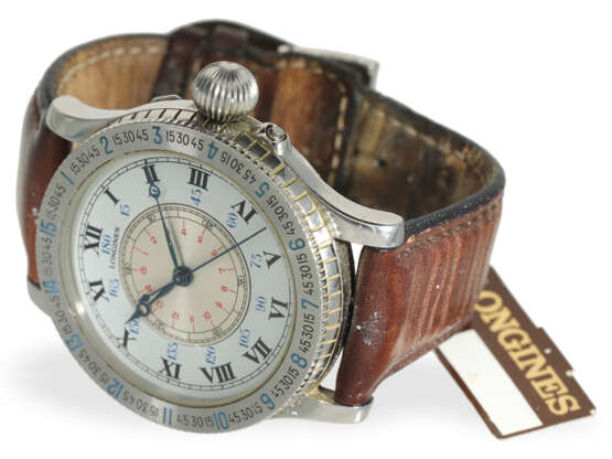 Armbanduhr: vintage Longines "60 years Lindbergh Navigation Watch" Ref.876.5238, No. 44/1000, 1989 - photo 3
