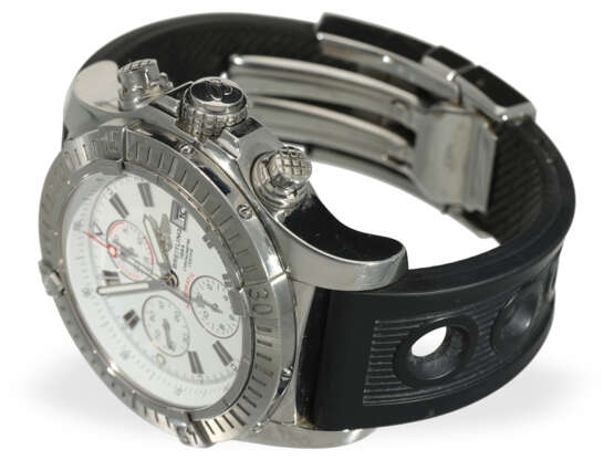 Armbanduhr: Breitling Chronometer "Chronograph Super Avenger" Ref. A13370, Full-Set 2009 - photo 5