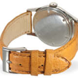 Armbanduhr: seltene Stahl-Longines mit Zentralsekunde, Referenz 5697, Stammbuchauszug, 1950 - Foto 6