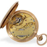 Taschenuhr: rotgoldene Savonnette, Ankerchronometer Alex Hüning Genf, ca. 1910 - Foto 2