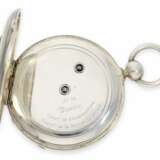 Taschenuhr: seltenes und hochinteressantes, ganz frühes französisches Taschenchronometer von Vissiere, Uhrmacher der Kaiserlichen Marine, No.16, ehemaliger Adelsbesitz, ca.1845 - фото 2