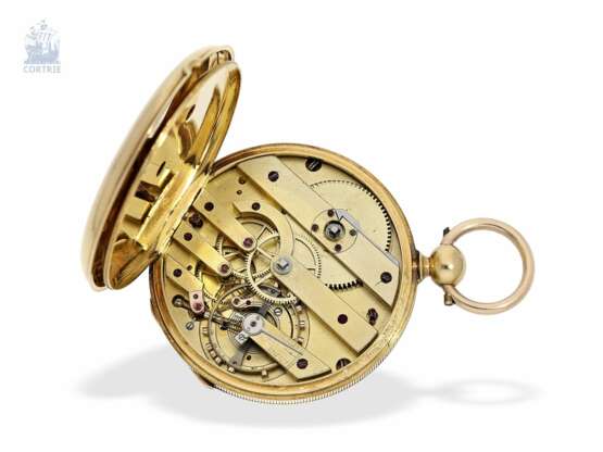 Taschenuhr: frühe, hochfeine Lepine mit Chronometerhemmung, Schweiz um 1850 - фото 2