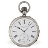 Taschenuhr: äußerst seltenes Ulysse Nardin Chronometer mit elektrischer Kontaktvorrichtung, ca.1880 - Foto 1