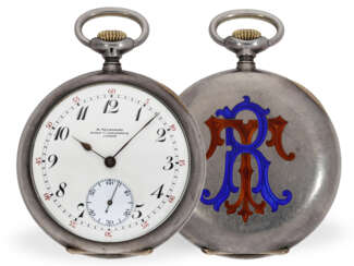 Taschenuhr: feines Ankerchronometer, Schuluhr Robert Tournaire, Uhrmacherschule Genf 1918