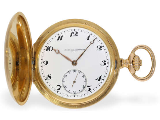 Taschenuhr: hochfeines Genfer Ankerchronometer, Vacheron & Constantin No. 369340, ca. 1910 - photo 1