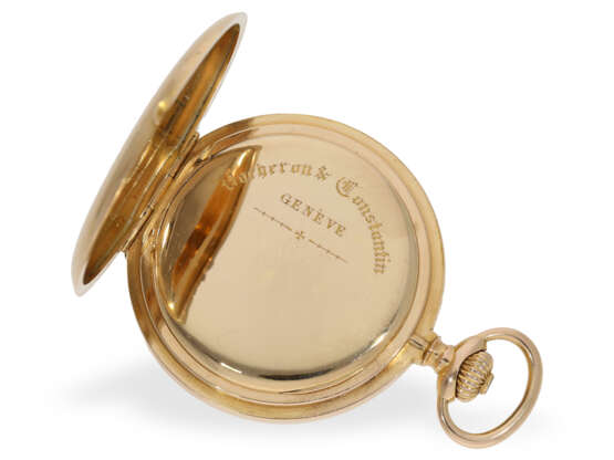 Taschenuhr: hochfeines Genfer Ankerchronometer, Vacheron & Constantin No. 369340, ca. 1910 - photo 3