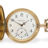 Taschenuhr: große und schwere Goldsavonnette mit Chronometerhemmung, ca. 1900 - photo 1
