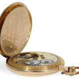 Taschenuhr: große und schwere Goldsavonnette mit Chronometerhemmung, ca. 1900 - Foto 4