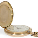 Taschenuhr: große und schwere Goldsavonnette mit Chronometerhemmung, ca. 1900 - Foto 6