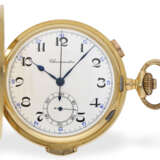 Taschenuhr: schweres 18K Chronometer mit Minutenrepetition und Chronograph, ca. 1900 - photo 1