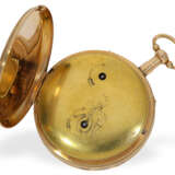 Taschenuhr: 18K goldene Zylinderuhr mit Schlagwerk und Musikwerk, ca. 1820 - photo 3