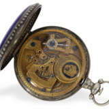 Taschenuhr: 2 große Emailleuhren für den chinesischen Markt, Leo Juvet, um 1880 - фото 8