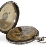 Taschenuhr: 2 große Emailleuhren für den chinesischen Markt, Leo Juvet, um 1880 - Foto 9