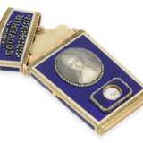 Etui/Carnet du Bal: extrem rares "CARNET DE BAL" mit eingebauter Uhr, Gold/Emaille mit Diamantbesatz "Souvenir D'Amitie", Frankreich um 1830, Provenance: Fondation Napoléon - фото 7