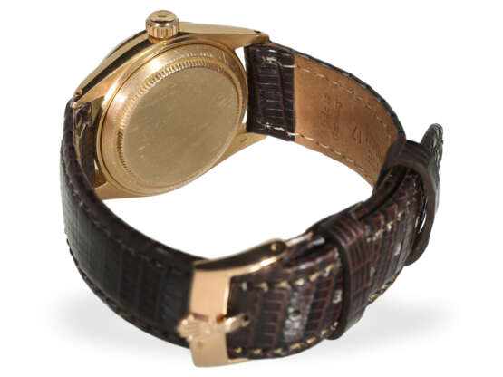 Armbanduhr: Automatik-Chronometer Rolex Datejust 18K Pink-Gold Ref. 6624/6627, ca.1959 - Foto 5
