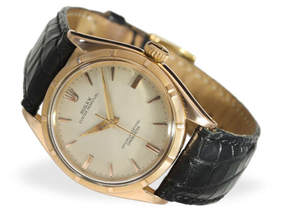 Armbanduhr: sehr attraktives Rolex Chronometer Ref. 6285, Pink-Gold, ca.1968 - фото 1