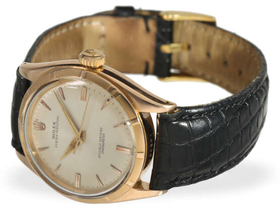 Armbanduhr: sehr attraktives Rolex Chronometer Ref. 6285, Pink-Gold, ca.1968 - Foto 4