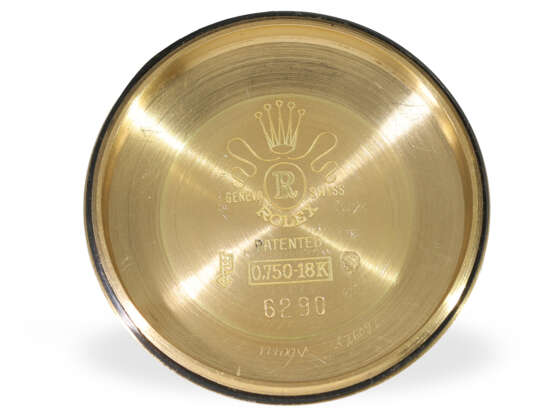 Armbanduhr: seltenes Rolex Chronometer Referenz 6290 "Bombay" mit schwarzem "Honeycomb-Dial", ca.1963 - Foto 3