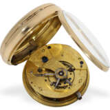 Schwere goldene Taschenuhr mit Duplexhemmung, Chronometermacher W. Reid London, 1819 - photo 2