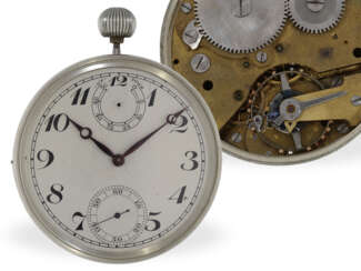 Beobachtungsuhr: extrem rares Movado Observatoriums-Chronometer 1. Klasse von 1938, 1 von nur 48 Exemplaren, mit Prüfzeugnis