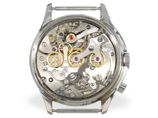 Armbanduhr: nahezu neuwertiger, großer Lemania Militär-Chronograph, 60er-Jahre - photo 2