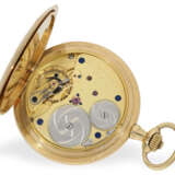 Taschenuhr: prächtige A. Lange & Söhne Glashütte Goldsavonnette mit Originalbox, ca. 1911 - Foto 3