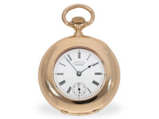 Taschenuhr: äußerst seltene, frühe Präzisionstaschenuhr von A. Lange & Söhne Glashütte, ca.1888