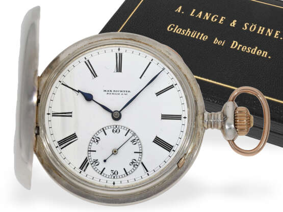Taschenuhr: sehr seltenes A. Lange & Söhne Ankerchronometer, möglicherweise Schuluhr Max Richter Berlin - Foto 1