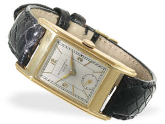 Armbanduhr: frühe Patek Philippe Herrenuhr aus der Zeit des Art déco, ca. 1937
