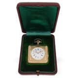 Taschenuhr: Rarität, Loehr "Perpetuelle" in goldenem Prunkgehäuse No.635, ca.1880 - Foto 3