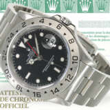 Armbanduhr: attraktive Rolex Explorer II mit schwarzem Zifferblatt, Ref.16570, Box & Papiere 1995 - фото 1