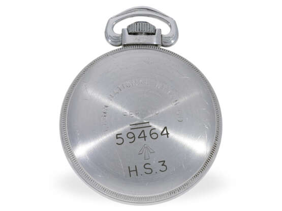 Taschenuhr: militärische Taschenuhr mit Zentralsekunde, Elgin Deck-Chronometer, 1940-1945 - Foto 4