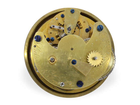 Marinechronometer: extrem seltenes 8-Tage-Chronometer Parkinson & Frodsham No. 1573, ca.1820 - Foto 2