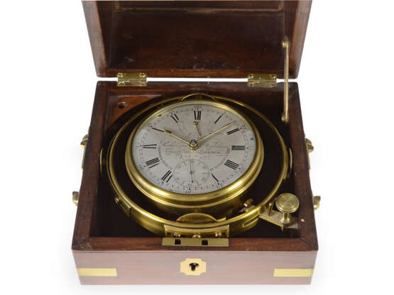 Marinechronometer: extrem seltenes 8-Tage-Chronometer Parkinson & Frodsham No. 1573, ca.1820 - фото 5