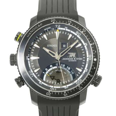 JAERMANN & STÜBI Ref. H04 Golfer men's wrist watch from 2012. - photo 1