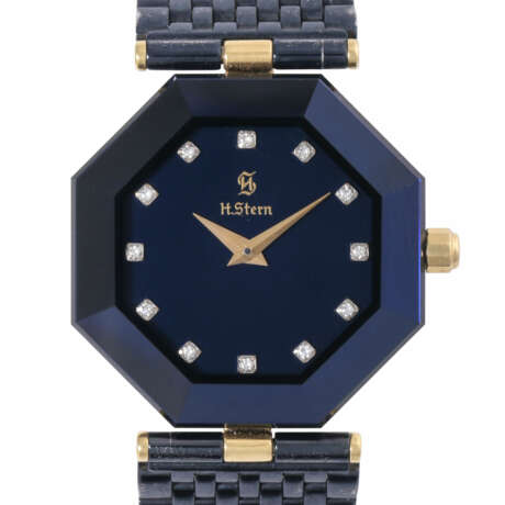 H. STERN Ref. ZF Manaus 091 AM sapphire wristwatch from 1994. - фото 1