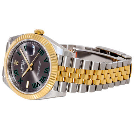 ROLEX Datejust 41 'Wimbledon', ref. 126333. wristwatch. BONDED. - фото 6