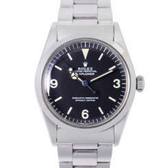ROLEX Vintage Explorer men's wristwatch, ref. 1016. From first ownership, ca. 1982.