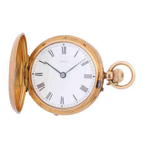 JOHN HALL & CO. Manchester half-savonette pocket watch ca. 1850. - фото 1