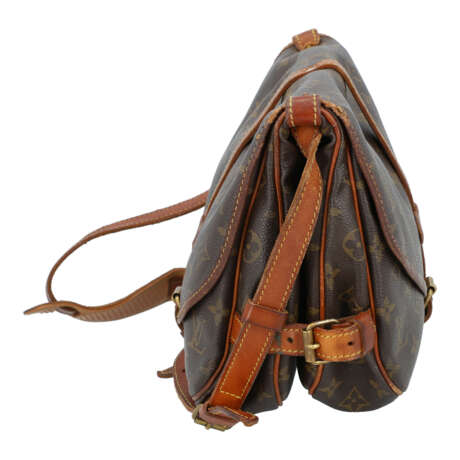 LOUIS VUITTON VINTAGE shoulder bag "SAUMUR". - Foto 4
