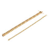 PFANDAUCTION - 2 bracelets GG 18 K, 1 cord necklace - Foto 2