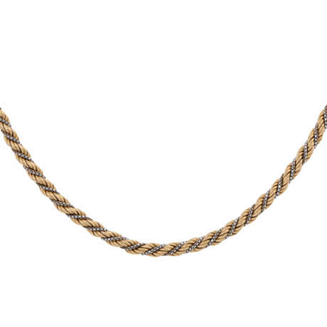 PFANDAUCTION - 2 bracelets GG 18 K, 1 cord necklace - Foto 5