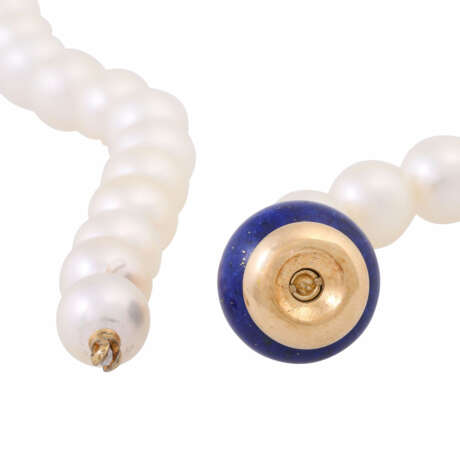 Pearl necklace with bayonet interchangeable clasp by Jörg Heinz, - photo 6