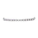 Bracelet with 15 diamonds total ca. 1,5 ct, - Foto 1