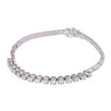 Bracelet with 15 diamonds total ca. 1,5 ct, - photo 3