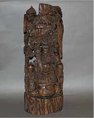 China, late XIX century, wood, carving