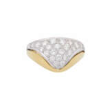 Ring with diamonds total ca. 1,05 ct (hallmarked), - Foto 2