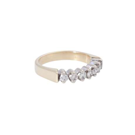 Ring with diamonds total ca. 0,5 ct, - Foto 1